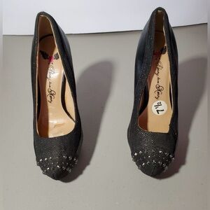 Penny Loves Kenny women’s y2k studded punk Heels size 7 1/2